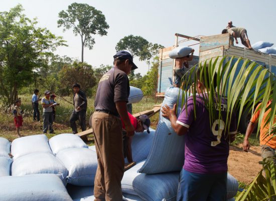 Primer envio de café hacia la ciudad de La Paz