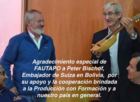 ¡Hasta luego embajador Peter Bischof!