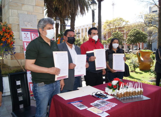 FIRMA DE COORDINACIÓN DE ACUERDO DE TRABAJO GAM TARIJA, EDUPER Y FUNDACION FAUTAPO