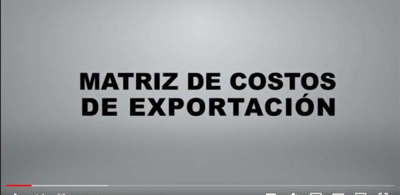 Matriz de costos de exportación