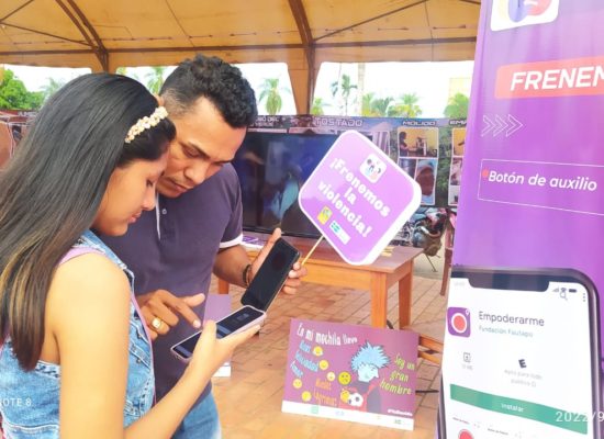 #FundaciónAmazonía. LA APP EMPODERARME Y TODO EL PROCESO DE TRANFORMACIÓN DEL CAFÉ SE PRESENTARON EN FERIA LOCAL MUNICIPAL EN EL PARQUE PIÑATA